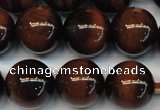 CTE1271 15.5 inches 12mm round AB+ grade red tiger eye beads