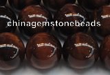 CTE1280 15.5 inches 14mm round A grade red tiger eye beads