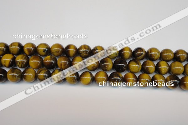 CTE1311 15.5 inches 8mm round B grade yellow tiger eye beads