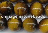 CTE1313 15.5 inches 12mm round B grade yellow tiger eye beads