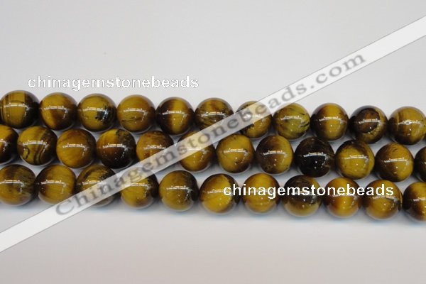 CTE1315 15.5 inches 16mm round B grade yellow tiger eye beads