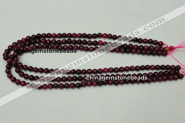 CTE135 15.5 inches 6mm round dyed tiger eye gemstone beads