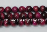 CTE136 15.5 inches 8mm round dyed tiger eye gemstone beads