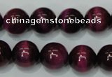 CTE139 15.5 inches 14mm round dyed tiger eye gemstone beads