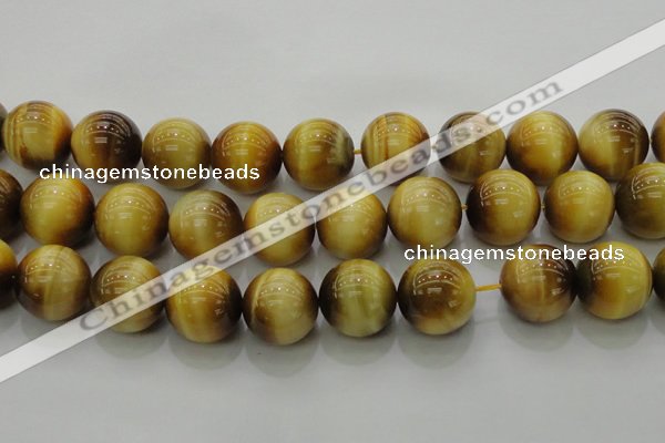 CTE1407 15.5 inches 18mm round golden tiger eye beads wholesale