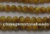 CTE1410 15.5 inches 4mm round golden tiger eye beads wholesale