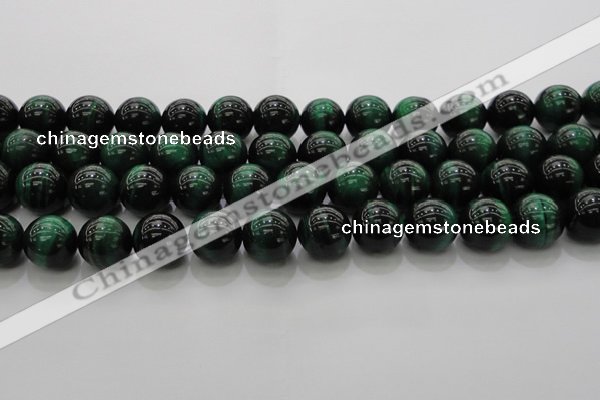 CTE1424 15.5 inches 12mm round green tiger eye beads wholesale