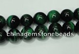 CTE143 15.5 inches 10mm round dyed tiger eye gemstone beads