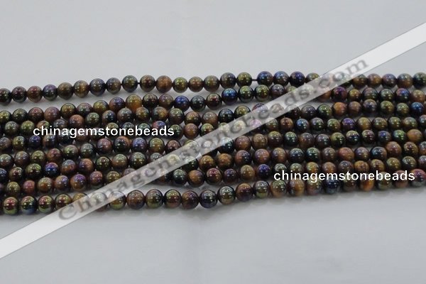 CTE1500 15.5 inches 4mm round AB-color yellow tiger eye beads