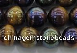 CTE1503 15.5 inches 10mm round AB-color yellow tiger eye beads