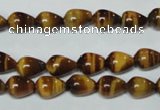 CTE151 15.5 inches 6*9mm teardrop yellow tiger eye gemstone beads