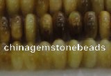 CTE1512 15.5 inches 6*10mm rondelle golden tiger eye beads