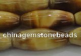 CTE1523 15.5 inches 10*30mm rice golden tiger eye beads wholesale