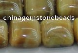 CTE1531 15.5 inches 20*20mm square golden tiger eye beads wholesale