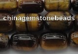 CTE1595 15.5 inches 10*15mm drum yellow tiger eye beads