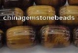 CTE1598 15.5 inches 15*20mm drum yellow tiger eye beads