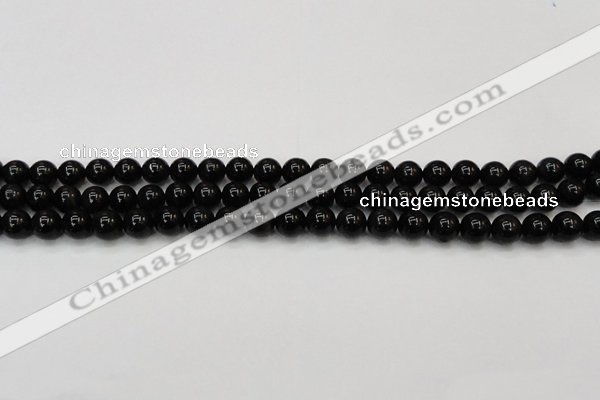 CTE1600 15.5 inches 4mm round AB grade black tiger eye beads