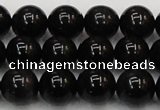 CTE1603 15.5 inches 10mm round AB grade black tiger eye beads