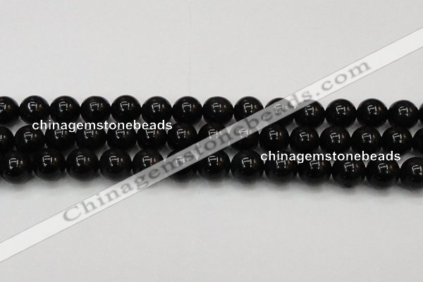 CTE1606 15.5 inches 16mm round AB grade black tiger eye beads