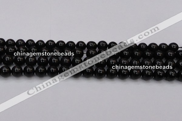 CTE1613 15.5 inches 10mm round A grade black tiger eye beads