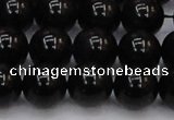 CTE1614 15.5 inches 12mm round A grade black tiger eye beads