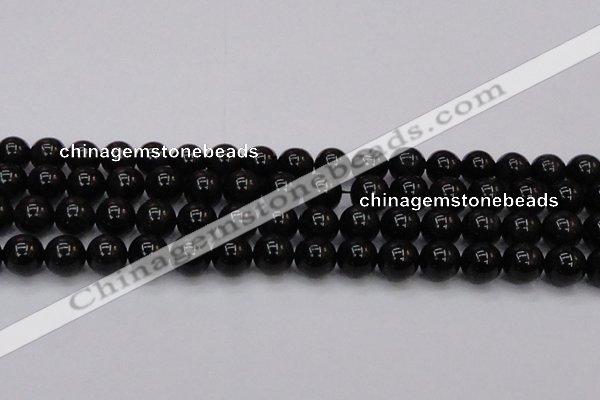 CTE1614 15.5 inches 12mm round A grade black tiger eye beads