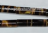 CTE165 15.5 inches 6*12mm column yellow tiger eye gemstone beads