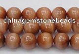 CTE1650 15.5 inches 4mm round sun orange tiger eye beads