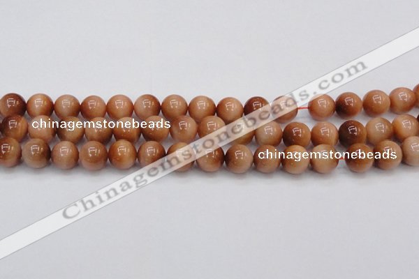 CTE1652 15.5 inches 8mm round sun orange tiger eye beads