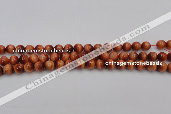 CTE1662 15.5 inches 8mm round sun orange tiger eye beads