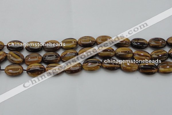 CTE1716 15.5 inches 13*18mm oval yellow tiger eye beads wholesale