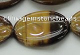 CTE1720 15.5 inches 25*35mm oval yellow tiger eye beads wholesale