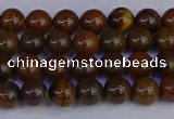 CTE1780 15.5 inches 4mm round yellow iron tiger beads wholesale