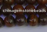 CTE1783 15.5 inches 10mm round yellow iron tiger beads wholesale