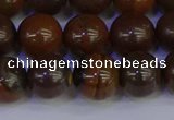 CTE1784 15.5 inches 12mm round yellow iron tiger beads wholesale