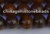 CTE1785 15.5 inches 14mm round yellow iron tiger beads wholesale