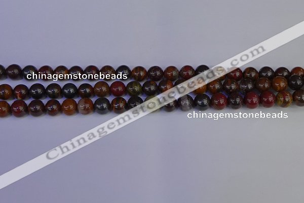 CTE1791 15.5 inches 6mm round red iron tiger beads wholesale