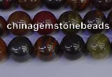 CTE1792 15.5 inches 8mm round red iron tiger beads wholesale