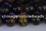 CTE1805 15.5 inches 14mm round blue iron tiger beads wholesale