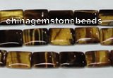 CTE189 15.5 inches 13*18mm rectangle yellow tiger eye gemstone beads