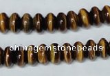 CTE195 15.5 inches 6*10mm rondelle yellow tiger eye gemstone beads