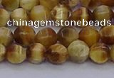 CTE1996 15.5 inches 6mm faceted round golden tiger eye beads