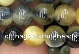 CTE2016 15.5 inches 8mm round golden & blue tiger eye beads wholesale