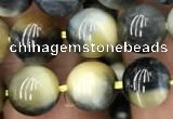 CTE2017 15.5 inches 10mm round golden & blue tiger eye beads wholesale