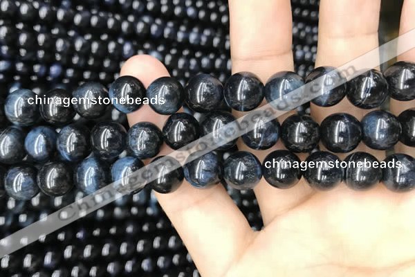 CTE2032 15.5 inches 12mm round blue tiger eye gemstone beads