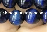 CTE2038 15.5 inches 10mm round blue tiger eye beads wholesale