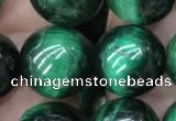 CTE2054 15.5 inches 12mm round green tiger eye beads wholesale