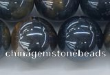 CTE2091 15.5 inches 18mm round AB-color blue & yellow tiger eye beads