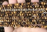 CTE2145 15.5 inches 4mm round yellow tiger eye beads wholesale