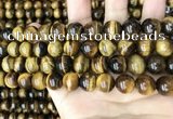 CTE2150 15.5 inches 12mm round yellow tiger eye beads wholesale